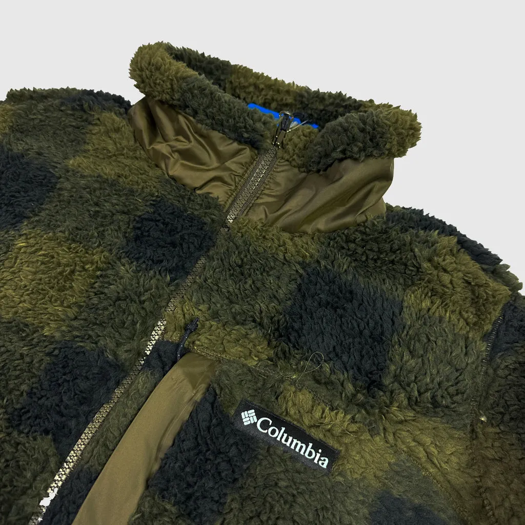 Columbia Winter Pass Print Fleece - Olive Green Check