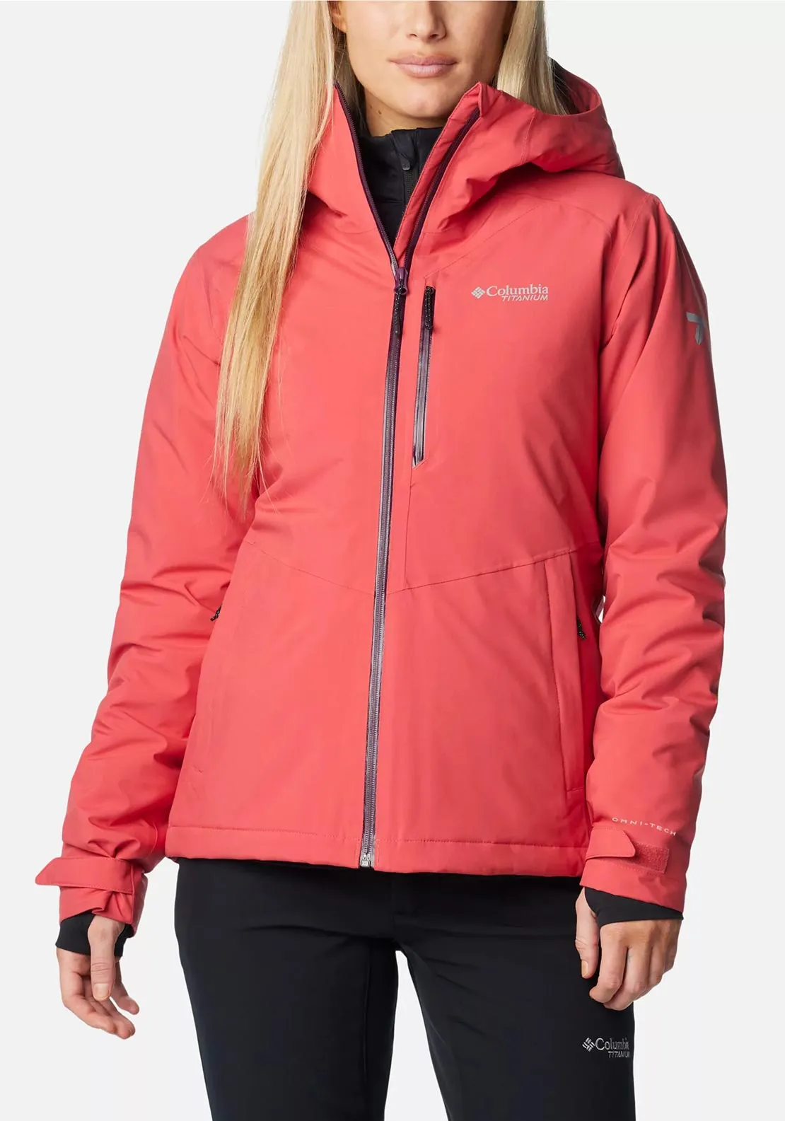 Columbia Womens Explorers Edge II Waterproof Jacket, Daredevil