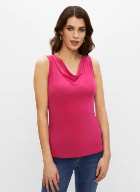 Cowl Neck Sleeveless Top