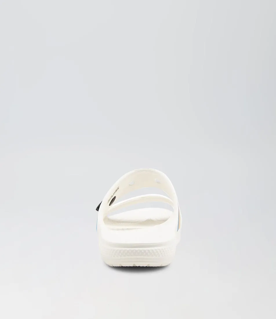 CROCS Classic Solarized White Multi Sandals