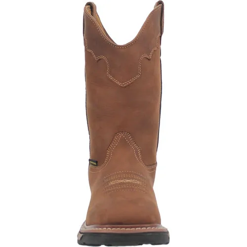 Dan Post Blayde Waterproof Steel Toe Saddle Tan Leather Boot