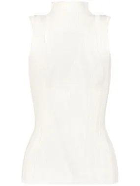 Emporio Armani    Emporio Armani High Neck Sleeveless Top