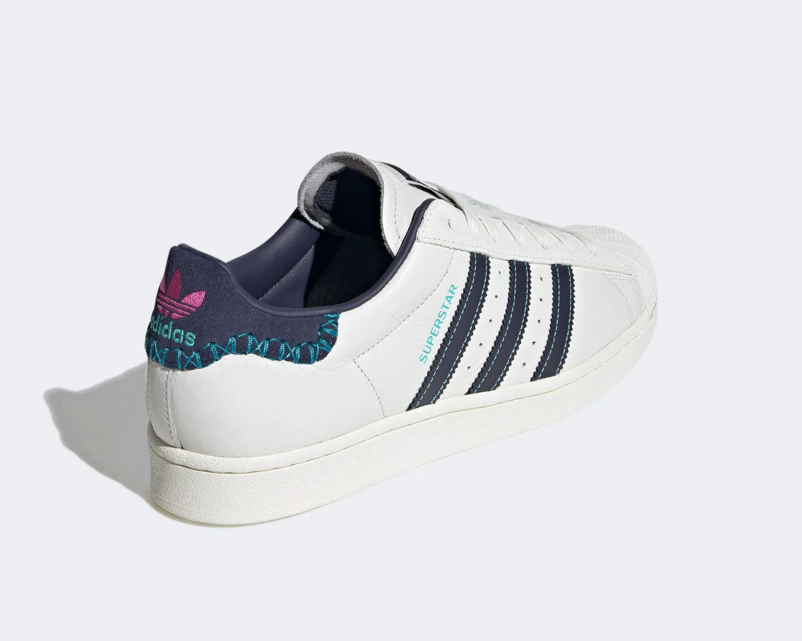 Feifei Ruan x Adidas Originals Superstar Chalk White Navy ID1139