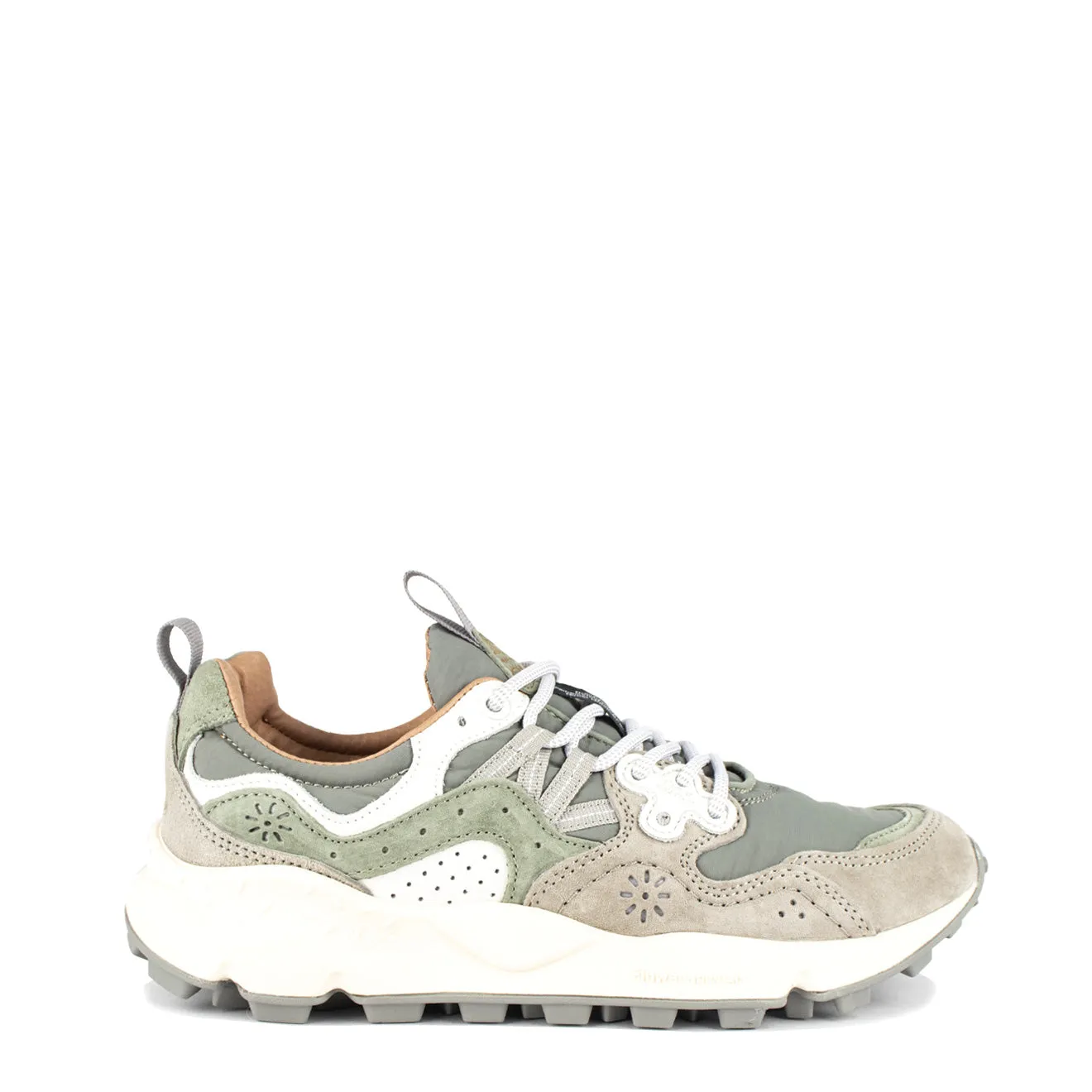 Flower Mountain Womens Yamano 3 Trainers Grey / Sage