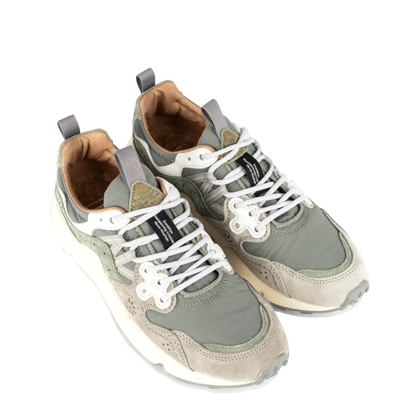 Flower Mountain Womens Yamano 3 Trainers Grey / Sage