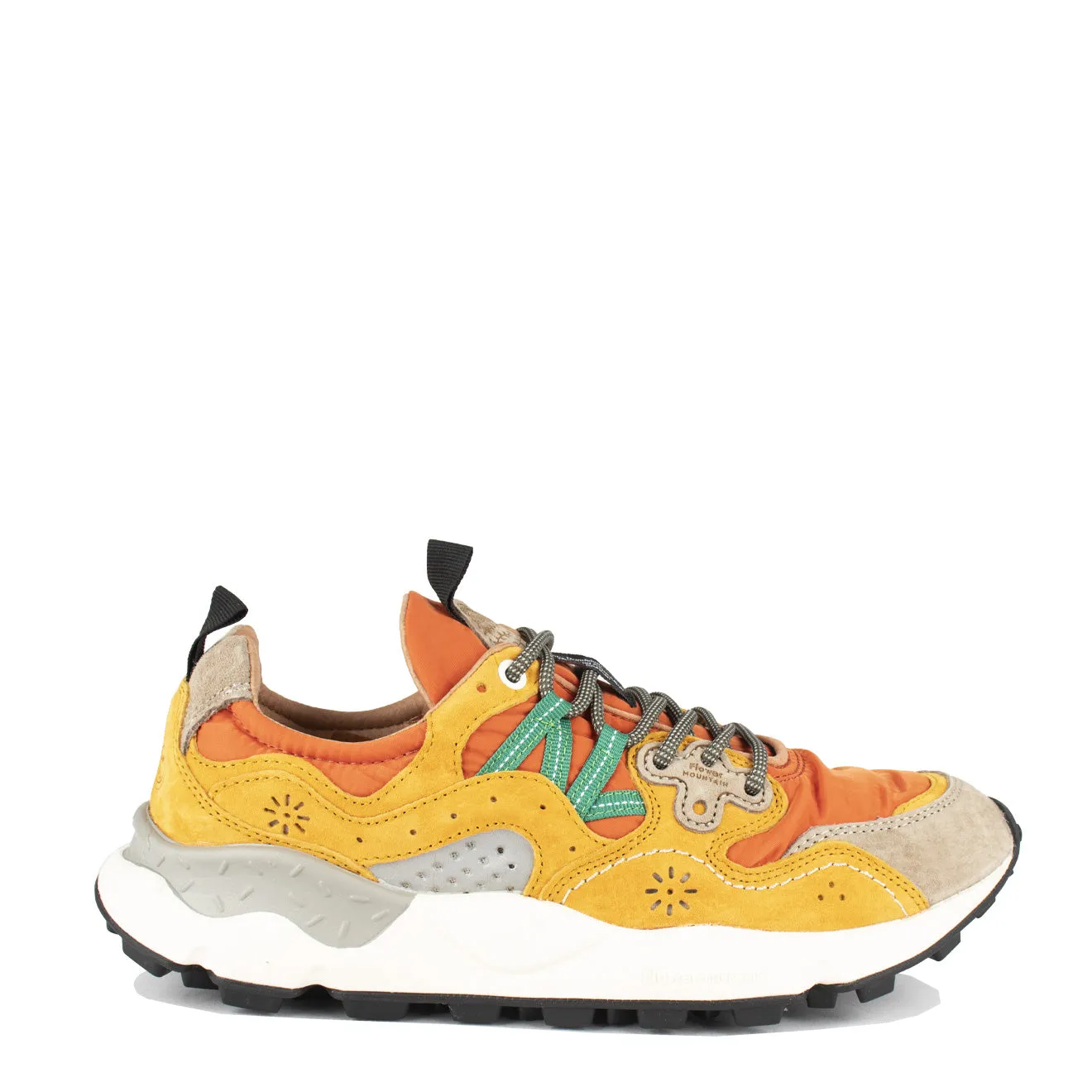 Flower Mountain Yamano 3 Man Trainers Rust / Zucca / Grey