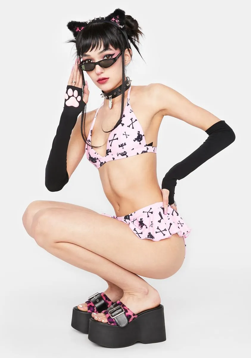 Furrocious Kitty Bikini Set-