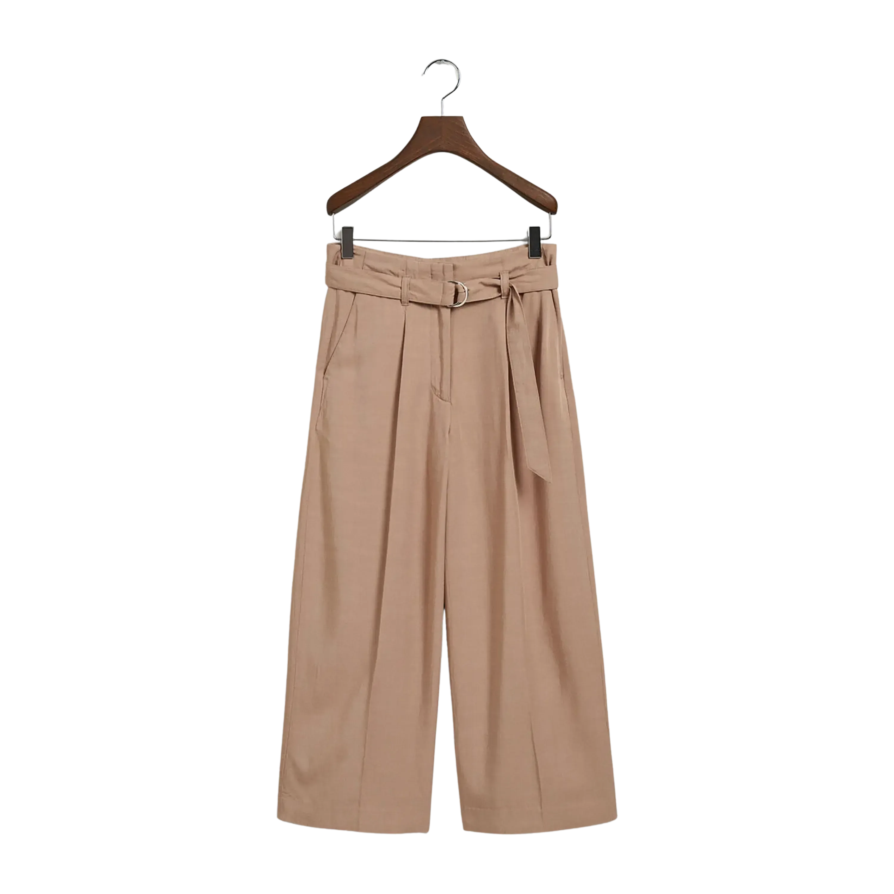 GANT Wide Cropped Belted Pants