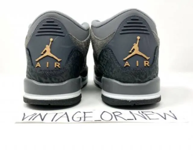 Girls Nike Air Jordan III 3 Anthracite 2017 Retro GG GS ...