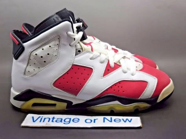 Girls' Nike Air Jordan VI 6 Coral Rose Pink Retro GS 201...