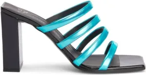 Giuseppe Zanotti strappy mule sandals Blue