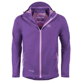 Highlander Stow & Go Women's Waterproof Pack-Away Jacket - Purple