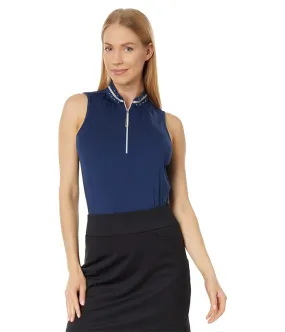 Jamie Sadock Sleeveless Top w/ Collar Shirring Women's