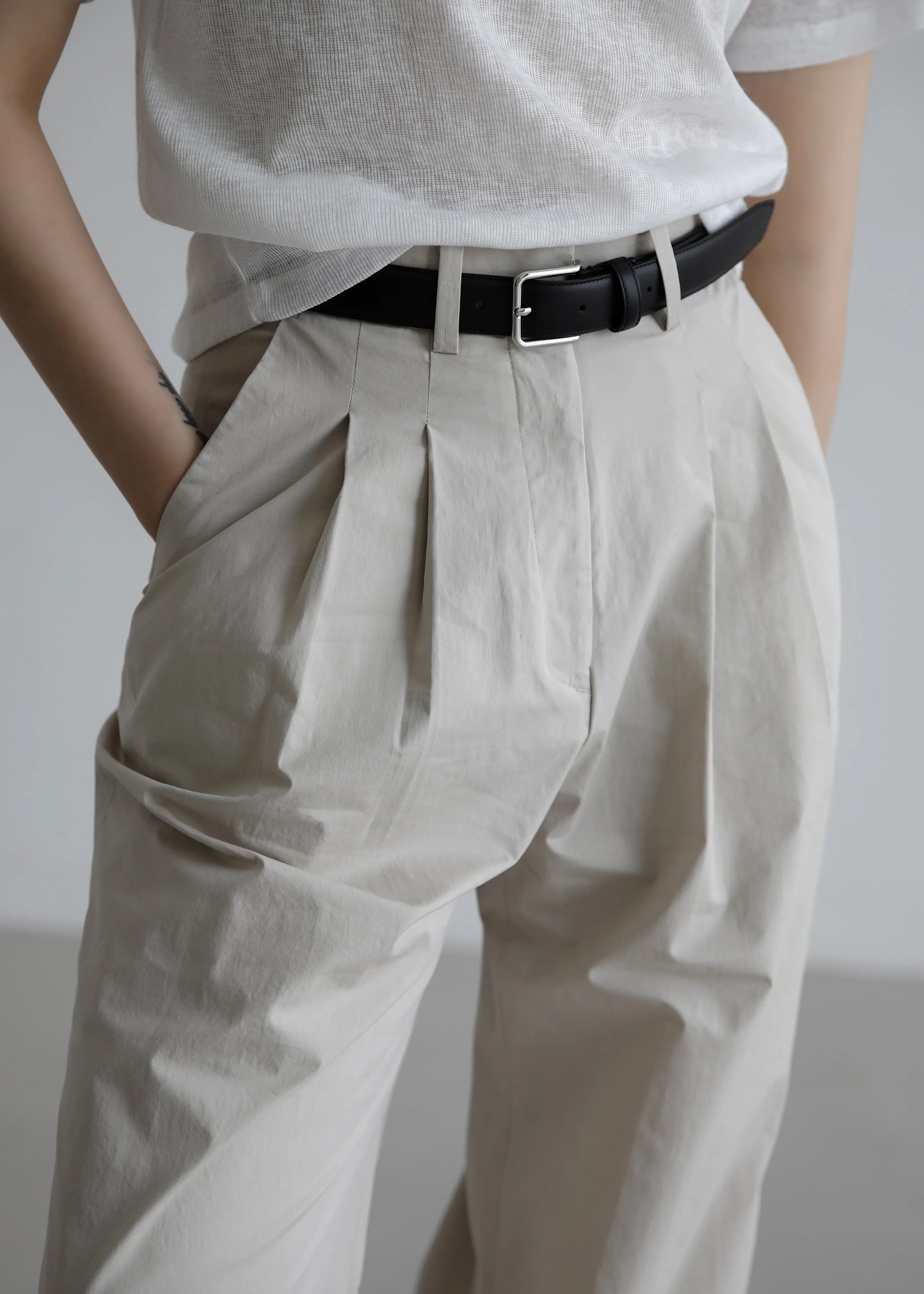 Jayden Wide Pants - Taupe