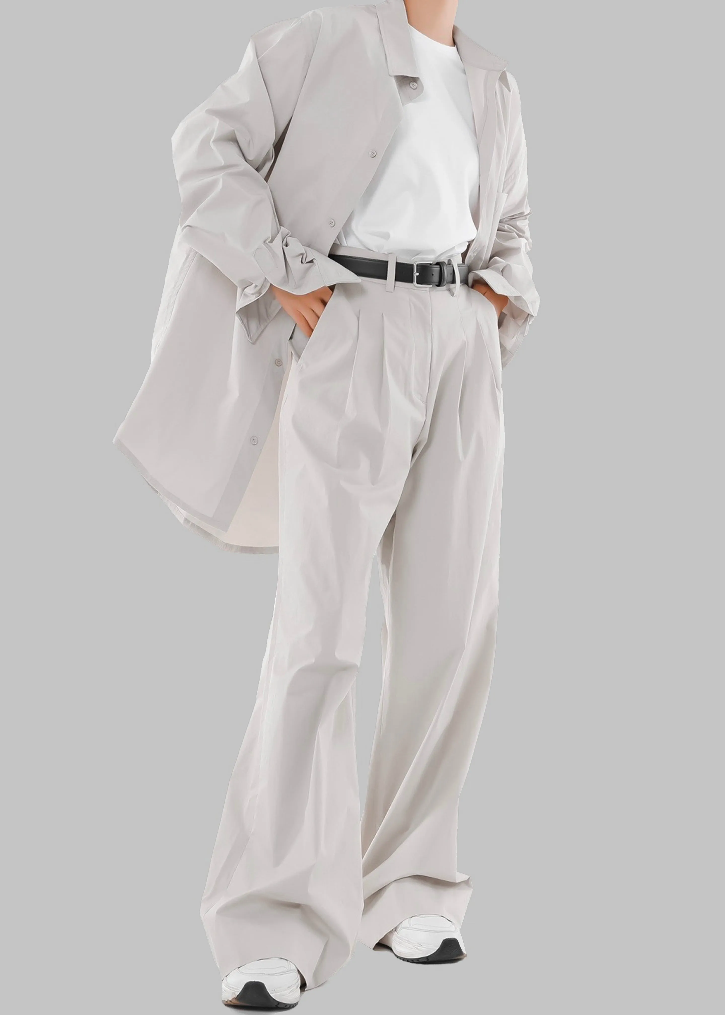 Jayden Wide Pants - Taupe