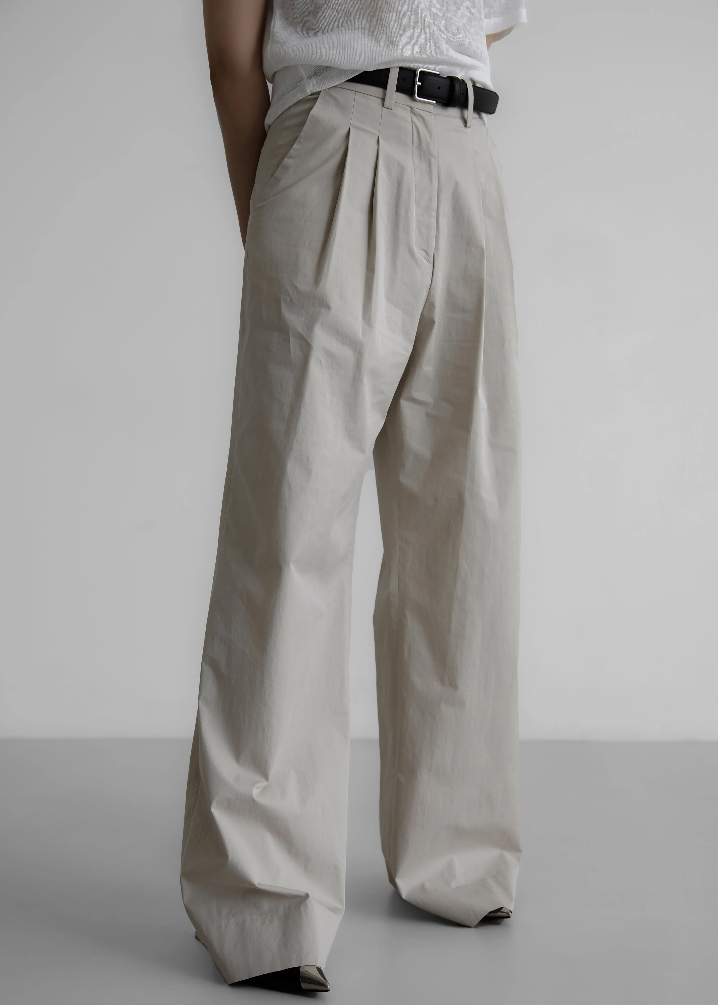 Jayden Wide Pants - Taupe