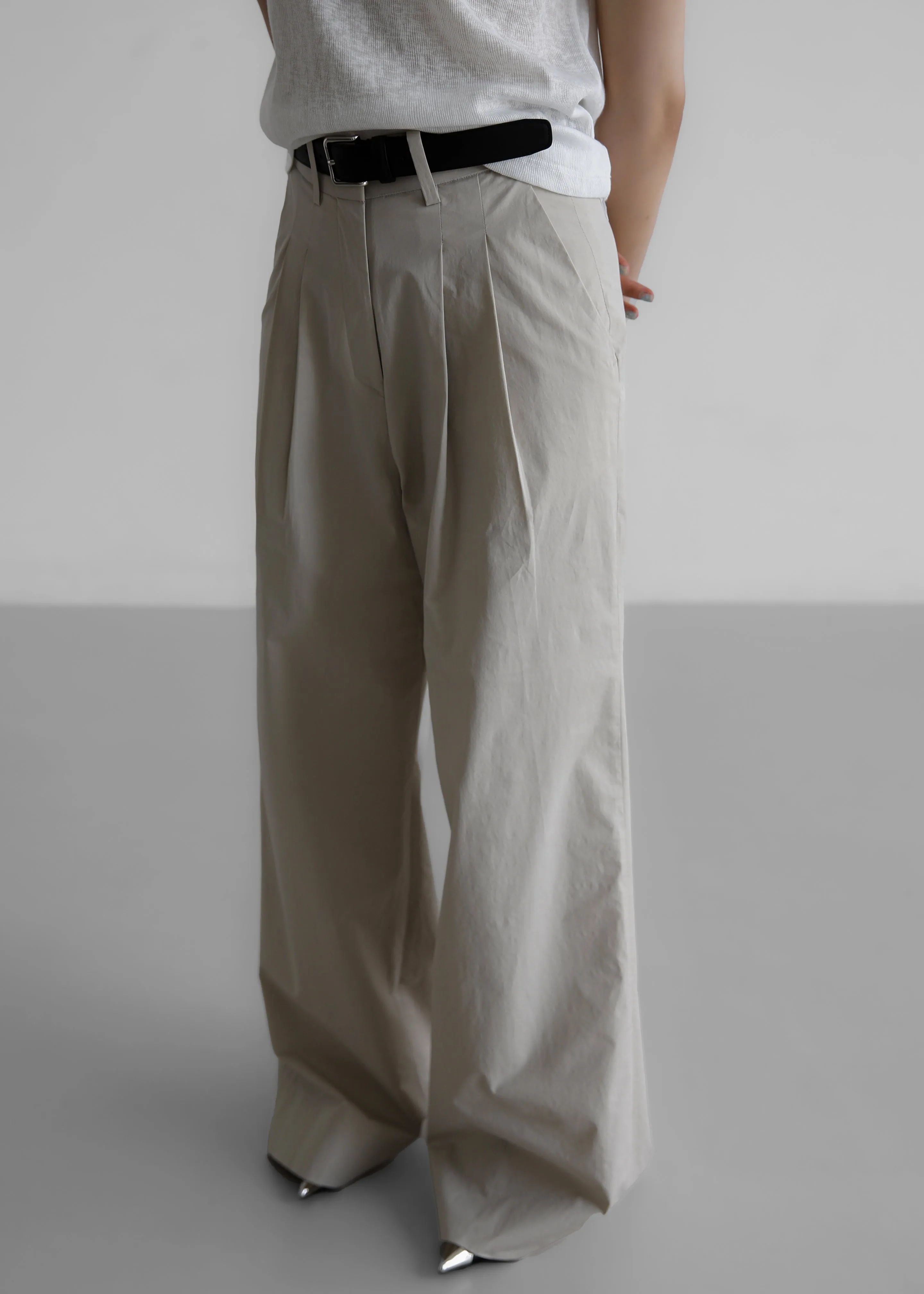 Jayden Wide Pants - Taupe