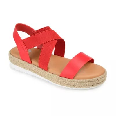 Journee Collection Womens Caroline Wedge Sandals