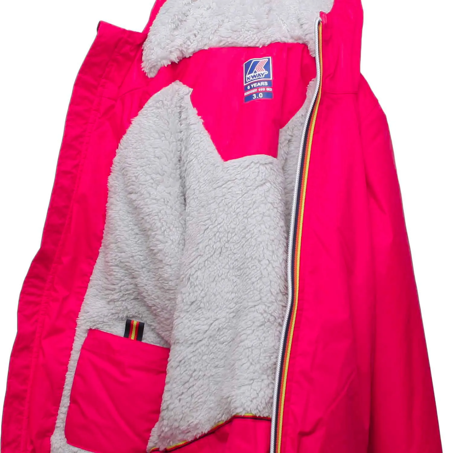 K-Way Le Vrai 3.0 Claudine Orsetto Fuchsia  Jacket