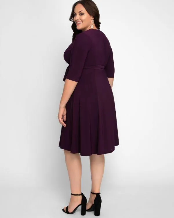 Kiyonna Essential Wrap Short Dress Sale