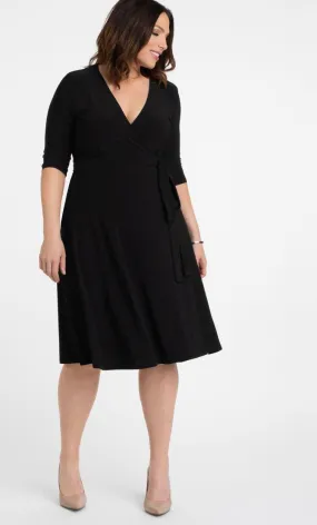 Kiyonna Essential Wrap Short Dress