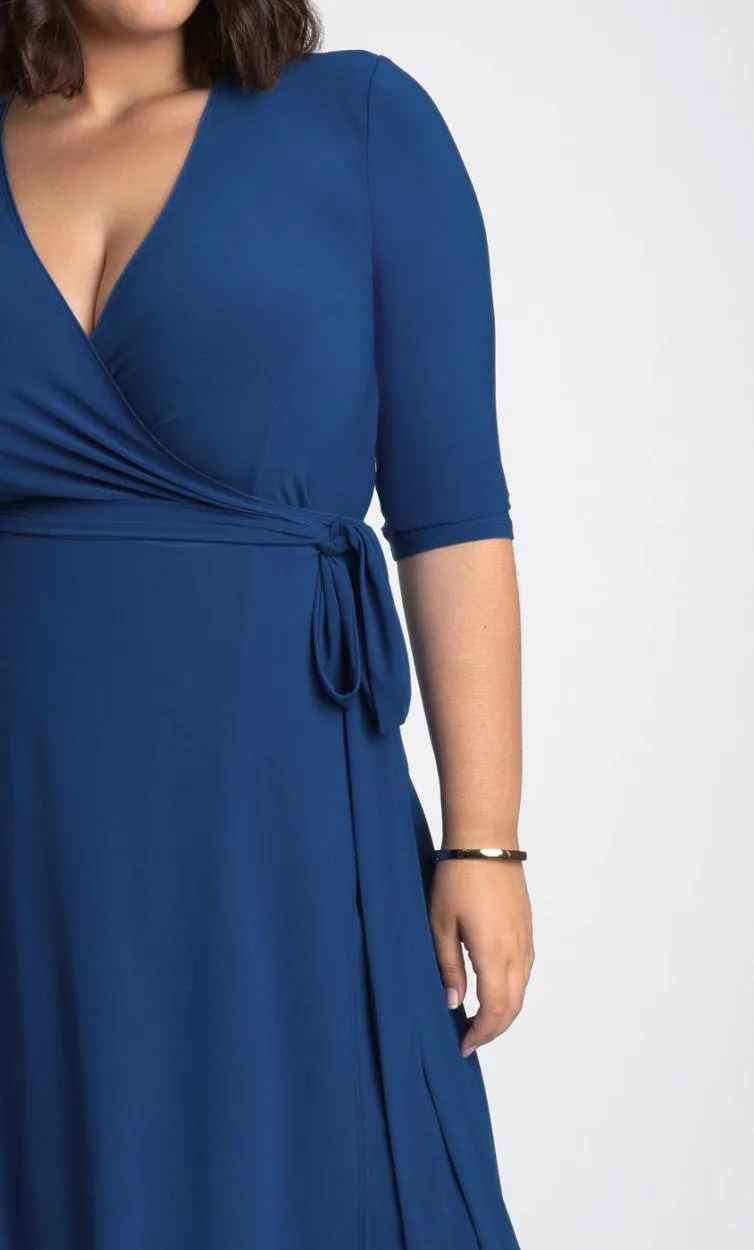 Kiyonna Essential Wrap Short Plus Size Dress