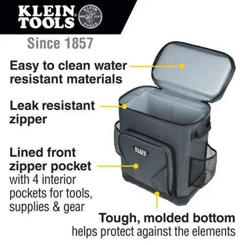 Klein 30-Can Backpack Cooler 62810BPCLR