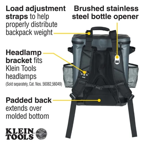 Klein 30-Can Backpack Cooler 62810BPCLR