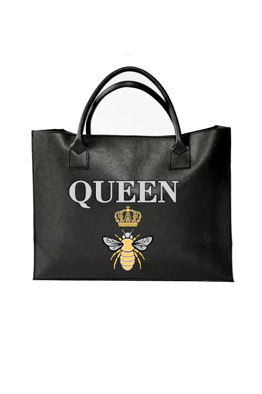 LA Trading Co - MODERN VEGAN TOTE - Queen B