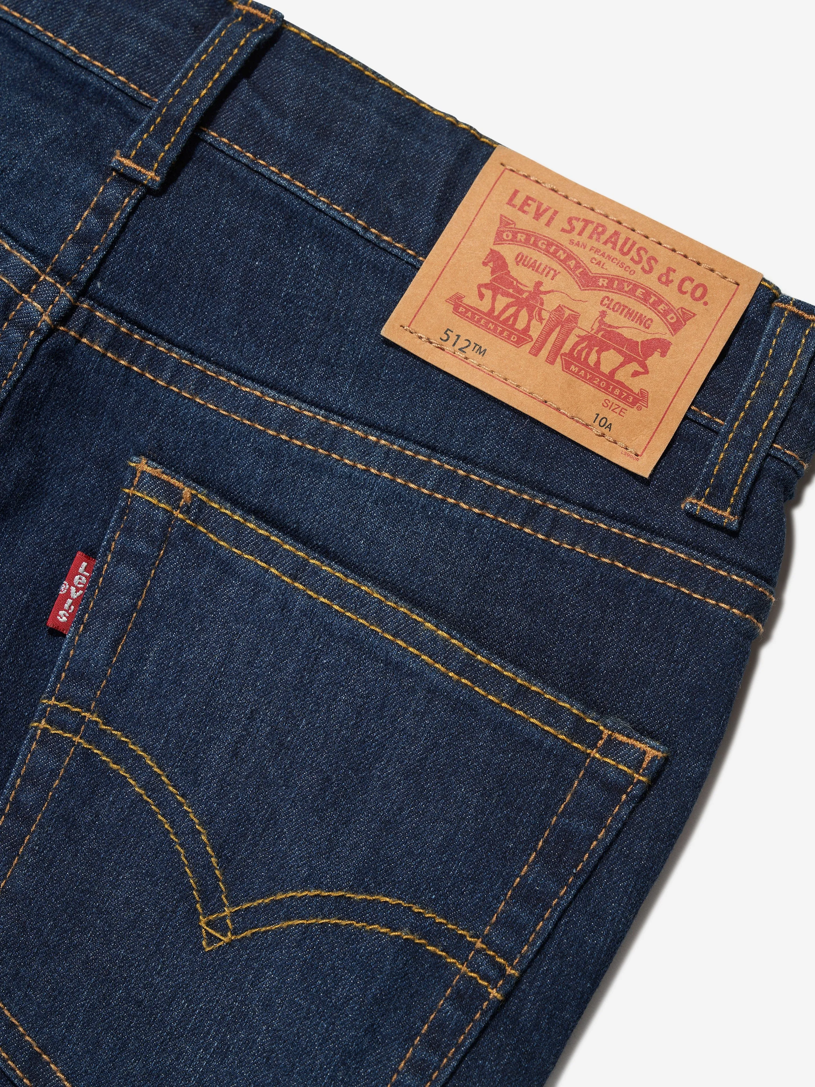 Levi's Wear Boys 512 Slim Taper Jeans in Navy