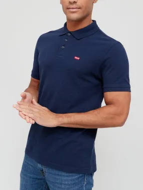 Levi's Embroidered Logo Polo - Navy