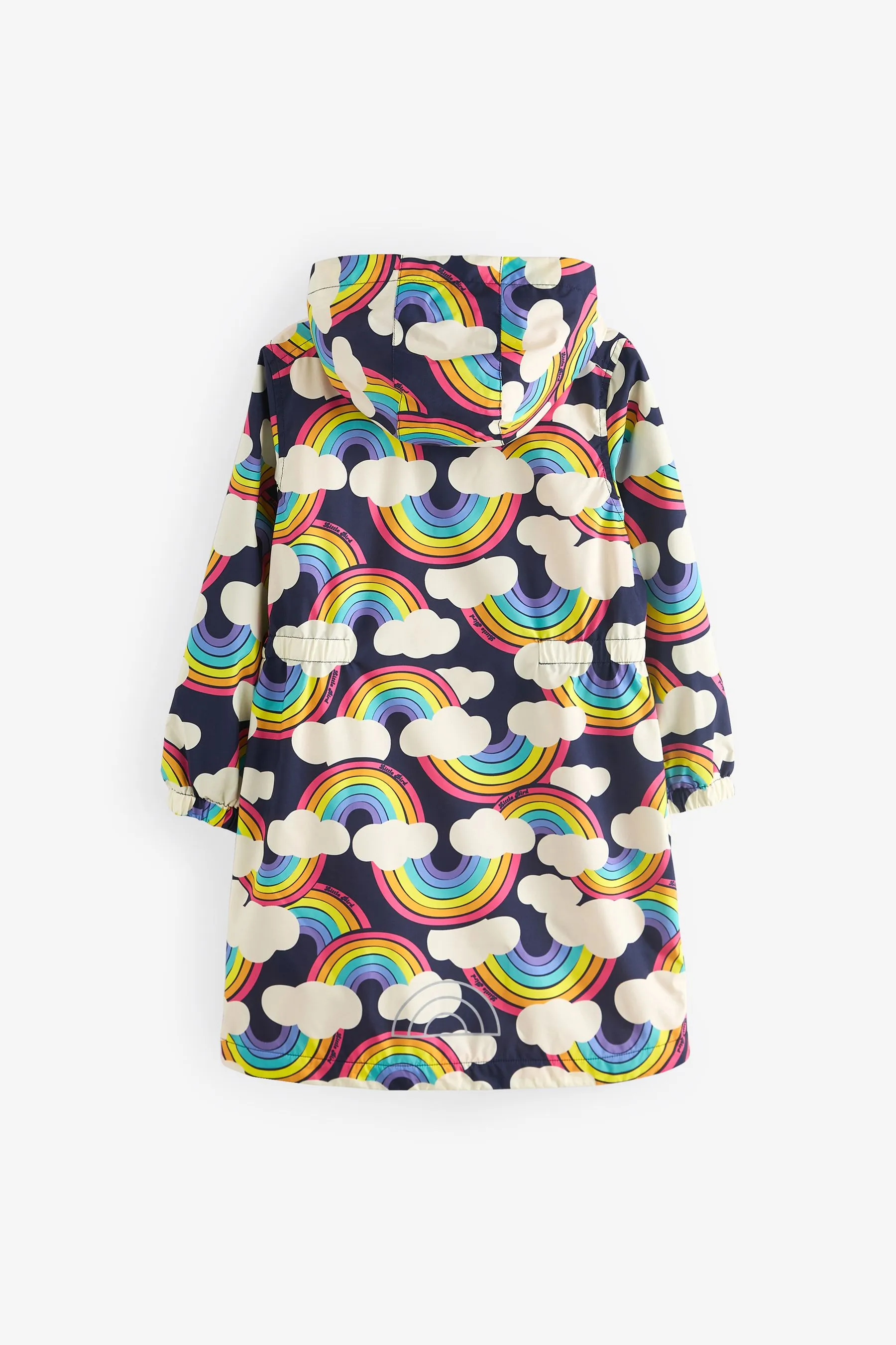 Little Bird by Jools Oliver Multi Rainbow Shower Resistant Jacket