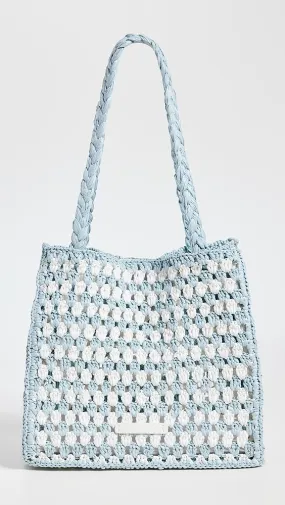 Loeffler Randall   Missy Crochet Two Tone Tote 