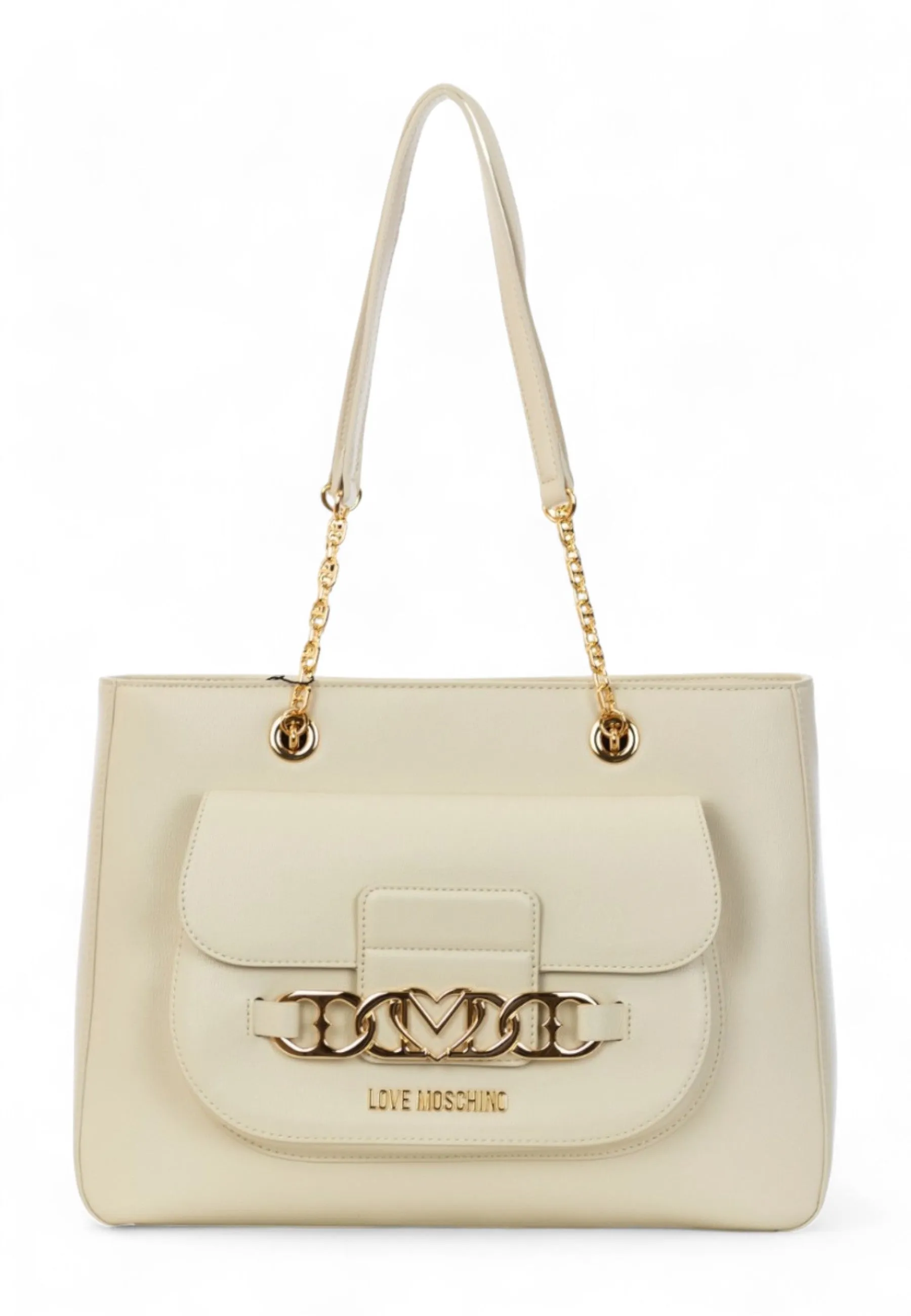 LOVE MOSCHINO Borsa Tote Donna Avorio Beige JC4042PP1LLF0110