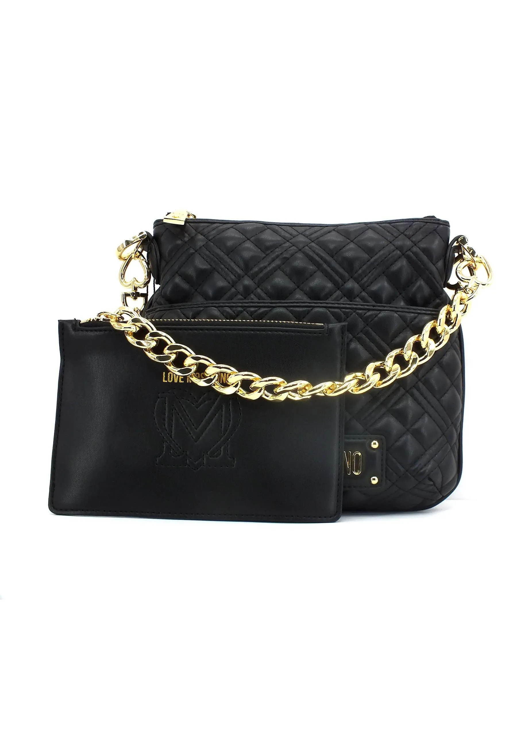 LOVE MOSCHINO Borsa Tracolla Tote Mini Nero JC4019PP1GLA0000