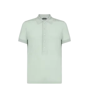 LUSTER VISCOSE RIB POLO