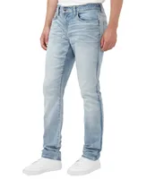 Macy's Men's Buffalo David Bitton Slim Ash Crinkled Stretch Denim Jeans