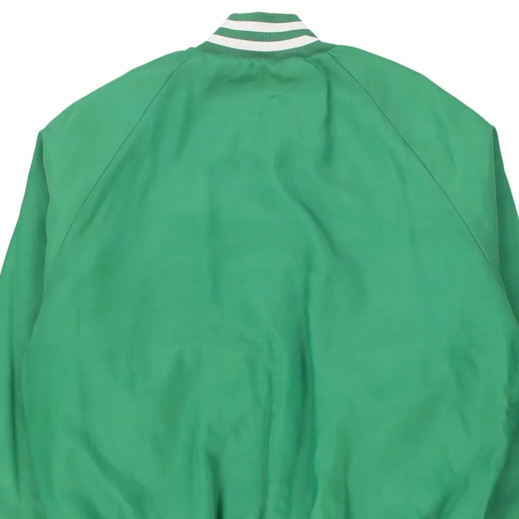 Made in USA Pointers West Ark Varsity Jacket - Large Green Polyester Blend