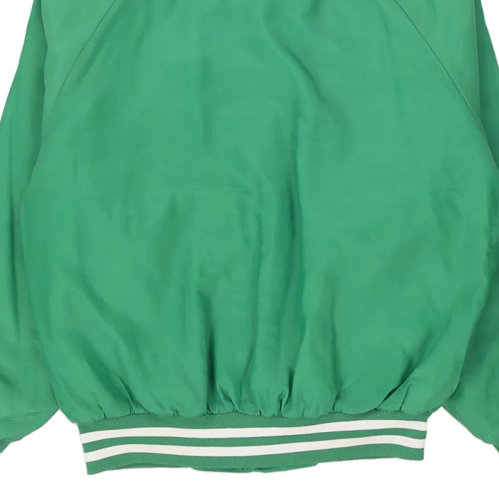 Made in USA Pointers West Ark Varsity Jacket - Large Green Polyester Blend