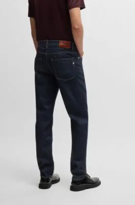 Maine Regular-fit jeans in dark-blue comfort-stretch denim