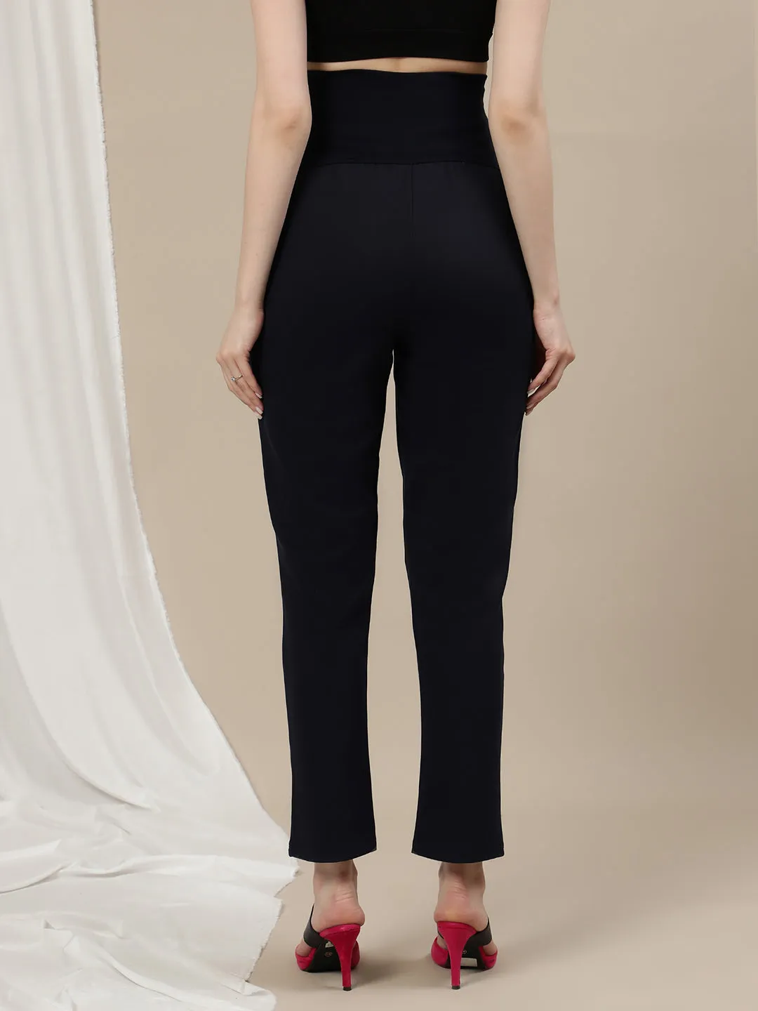 Maternity Straight-Leg Pants - Blue