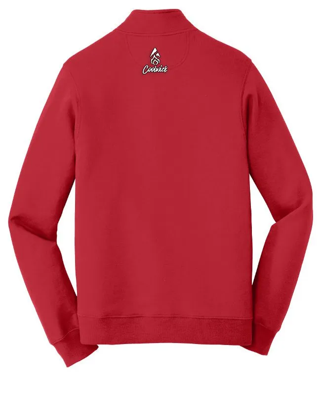 Matt Ogle CoolWick Signature Fan Favorite Fleece 1/4-Zip Pullover Sweatshirt Red