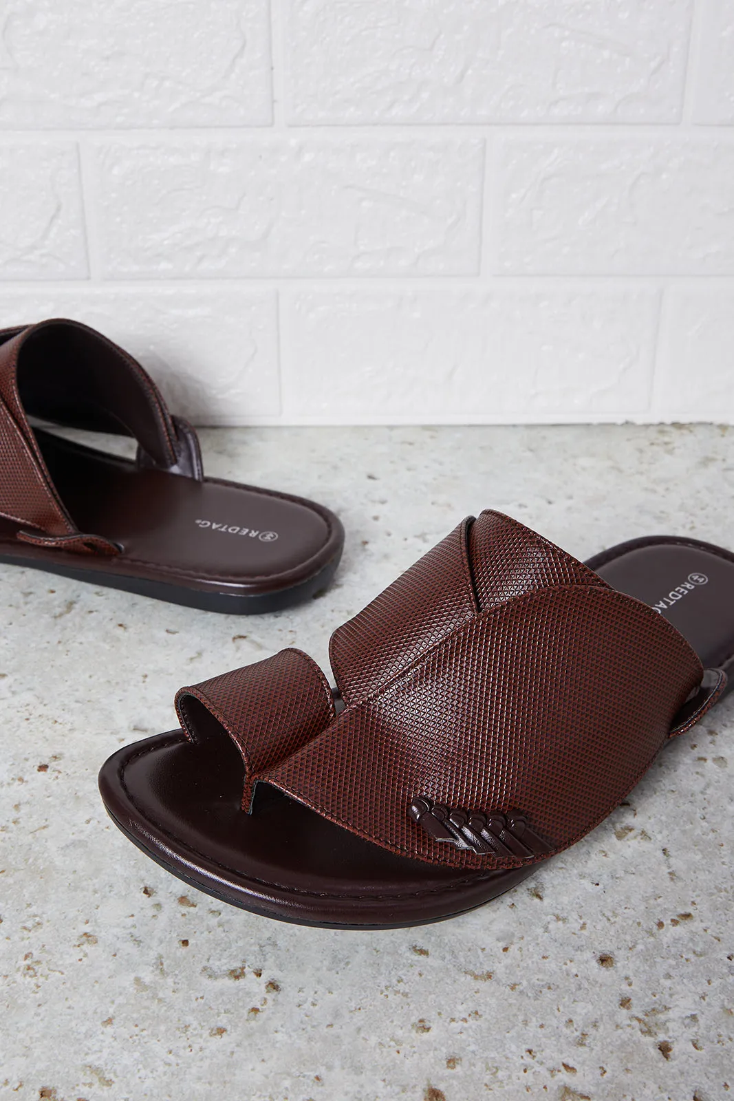 Men Brown Shirqui Sandals