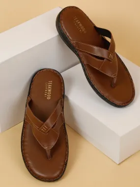 Men Open Toe Leather Comfort Sandals