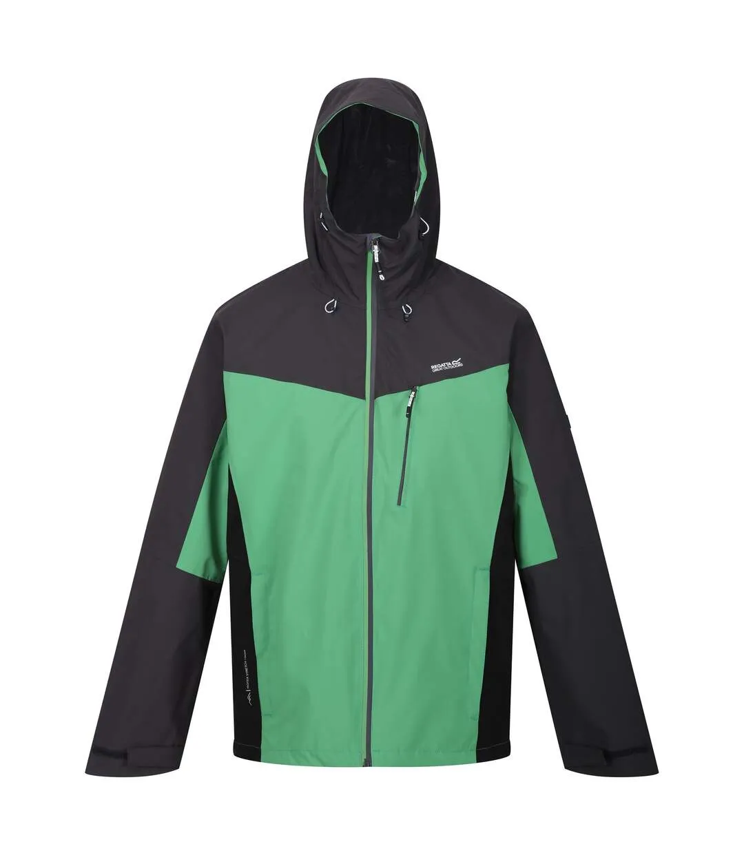 Mens birchdale waterproof hooded jacket field green/ash Regatta