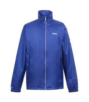 Mens lyle iv waterproof hooded jacket new royal/persimmon Regatta