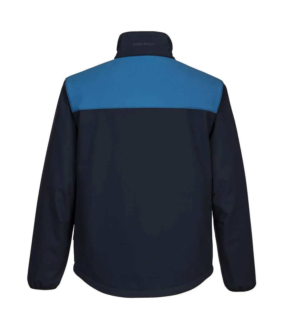 Mens pw2 softshell jacket navy/royal blue Portwest