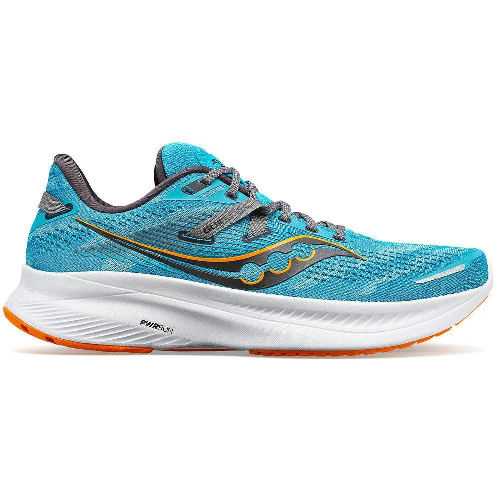 Men's Saucony Guide 16, Agave/Marigold, 12.5 2E Wide