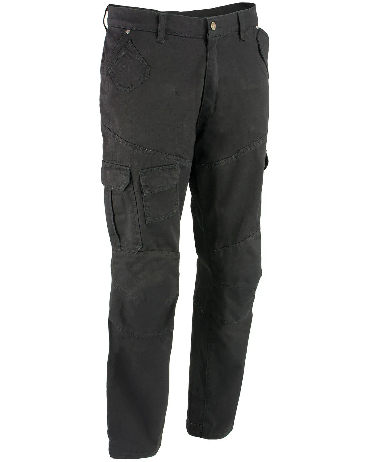 Milwaukee Performance Men's 34" Aramid Reinforced Black Cargo Jeans - XBig