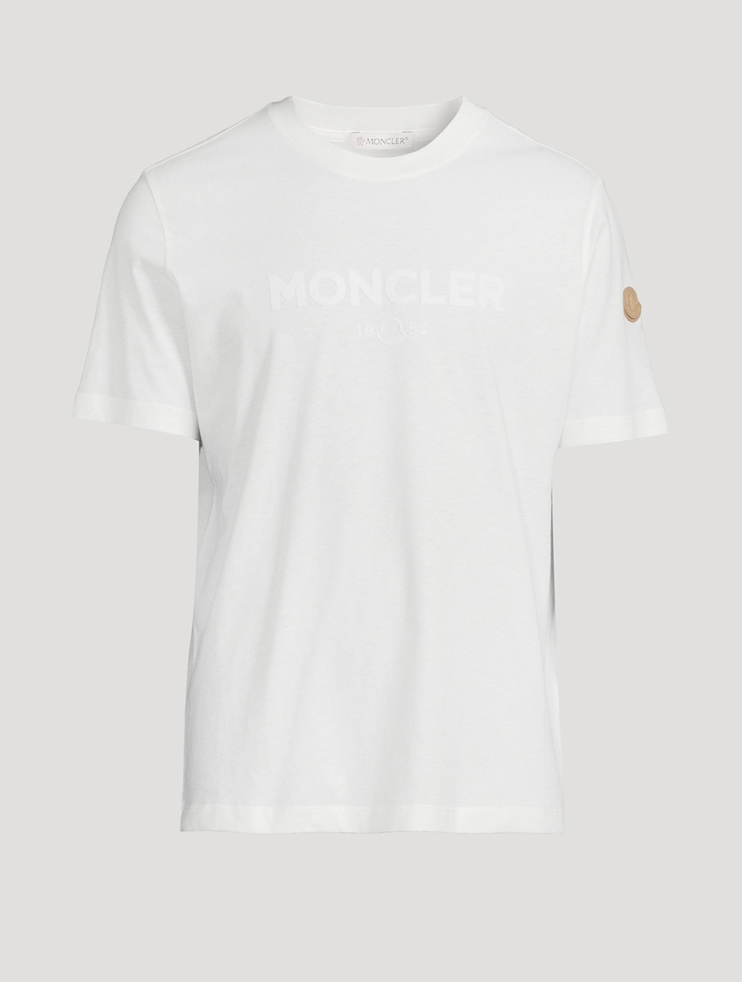 MONCLER Cotton And Cashmere Logo T-Shirt